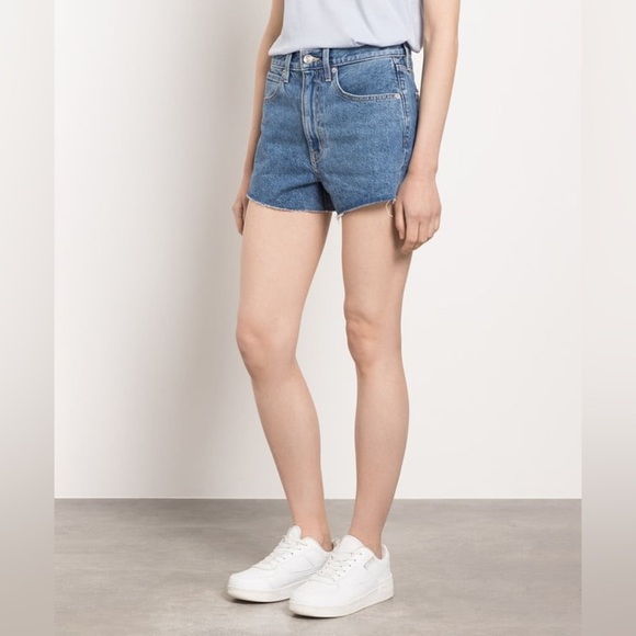 Slvrlake FARRAH SHORT BLUE DENIM SHORTS size 32